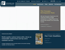 Tablet Screenshot of finnegandevelopment.com